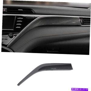 Dashboard Cover g^J2018-2021J[{t@Co[RpCbg_bV{[hXgbvJo[gɓKĂ܂ Fit for Toyota Camry 2018-2021 Carbon Fiber Co-Pilot Dashboard Strip Cover Trim