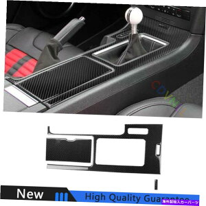 Dashboard Cover �t�H�[�h�}�X�^���O2009-14���A���J�[�{���t�@�C�o�[�~�h���R���\�[���M�A�V�t�g�t���[���g���� For Ford Mustang 2009-14 Real Carbon Fiber Middle Console Gear Shift Frame Trim�y���s�A���i�z