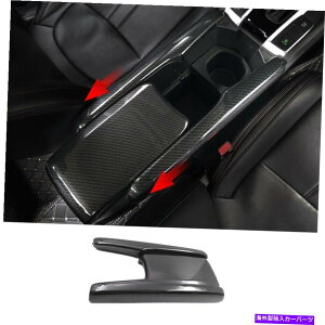 Dashboard Cover �z���_�V�r�b�N2016-2021�J�[�{���t�@�C�o�[�Z���g�����R���\�[���X�g���[�W�{�b�N�X�J�o�[3x For Honda Civic 10th 2016-2021 Carbon Fiber Central Console Storage Box Cover 3x�y���s�A���i�z