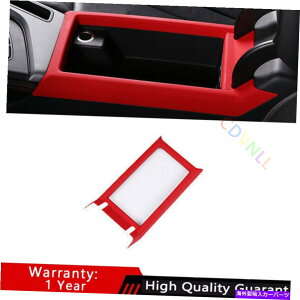 Dashboard Cover AEfBA4 A5 2017-2021}bgbhABSR\[MAVtgt[Jo[gɓKĂ܂ Fit For Audi A4 A5 2017-2021 Matte Red ABS Console Gear Shift Frame Cover Trim