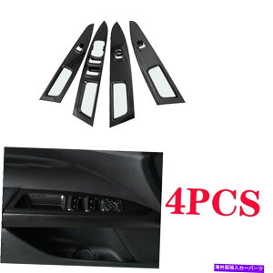 Dashboard Cover Ford Mondeo Fusion 17-20�h�A�E�B���h�E�X�C�b�`���t�g�J�o�[�g�����J�[�{���t�@�C�o�[�ɍ��� Fit For Ford Mondeo Fusion 17-20 Door Window Switch Lift Cover Trim Carbon Fiber�y���s�A���i�z