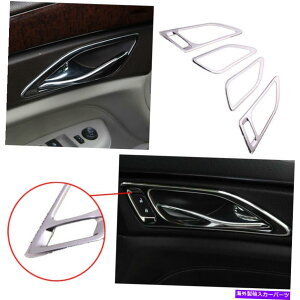 Dashboard Cover Cadillac SRX 2010-2015�V���o�[�X�`�[���C���i�[�h�A�n���h���J�o�[�g����4PCS�ɓK���Ă��܂� Fit For Cadillac SRX 2010-2015 Silver Steel Inner Door Handle Cover Trim 4pcs�y���s�A���i�z