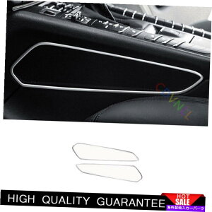 Dashboard Cover �|���V�F�}�J��2015-2021�V���o�[�`�^���R���\�[���M�A�V�t�g���T�C�h�g����2* For Porsche Macan 2015-2021 Silver Titanium Console Gear Shift Both Side Trim 2*�y���s�A���i�z