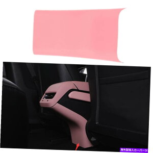 Dashboard Cover �e�X�����f��3 2017-2022 ABS�s���N���A�G�A�A�E�g���b�g�x���g�p�l���J�o�[�g�����ɓK���Ă��܂� Fit For Tesla Model 3 2017-2022 ABS Pink Rear Air Outlet Vent Panel Cover Trim�y���s�A���i�z