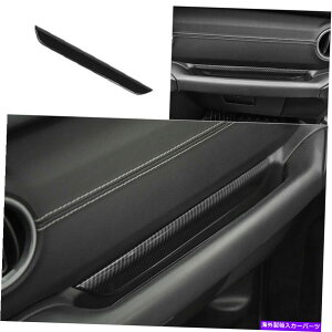Dashboard Cover W[vO[JL 18-2020J[{t@Co[R\[RpCbgXgbvJo[gɓKĂ܂ Fit For Jeep Wrangler JL 18-2020 Carbon Fiber Console Co-Pilot Strip Cover Trim