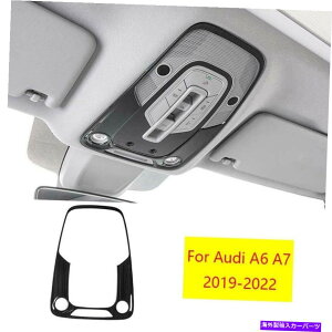 Dashboard Cover AEfBA6 A7 2019-22ubN`^tg[fBOvt[Jo[g1xɓKĂ܂ Fit For Audi A6 A7 2019-22 Black Titanium Front Reading Lamp Frame Cover Trim 1X