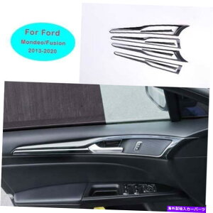 Dashboard Cover Ford Mondeo Fusion 2013-2020�J�[�{���t�@�C�o�[�X�`�[���C���i�[�h�A�n���h���J�o�[�g�����p For Ford Mondeo Fusion 2013-2020 Carbon Fiber Steel Inner Door Handle Cover Trim