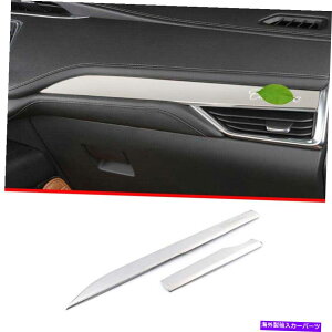 Dashboard Cover Chrome Steel Center Console Dashboard�p�l���J�o�[Cadillac XT4 2019-2022��2PC Chrome Steel Center Console Dashboard Panel Cover 2pc For Cadillac XT4 2019-2022�y���s�A���i�z