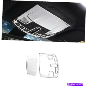 Dashboard Cover �����J�[��MKZ 2014-2020�V���o�[�X�`�[���C���i�[�t�����g���[�f�B���O���C�g�J�o�[�g�����ɓK���Ă��܂� Fit For Lincoln MKZ 2014-2020 Silver Steel Inner Front Reading Light Cover Trim�y���s�A���i