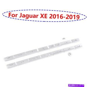 Dashboard Cover Jaguar XE 2016-19�V���o�[�A���~�j�E���Z���^�[�R���\�[���{�^���X�C�b�`�X�e�b�J�[�J�o�[�p For Jaguar XE 2016-19 Silver Aluminum Center Console Button Switch Sticker Cover�y���s�A���i�z