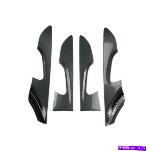 Dashboard Cover rCbNGR[2013-2021J[{t@Co[CeAhAplJo[g4PCSɓKĂ܂ Fit For Buick Encore 2013-2021 Carbon Fiber Interior Door Panel Cover Trim 4PCS