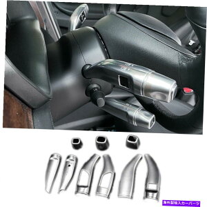 Dashboard Cover �V���o�[���C�p�[�M�A�V�t�g���o�[�J�o�[�g����9pcs�̓e�X�����f��x 2012-2021�ɓK���Ă��܂� Silver Wiper Gear Shift Lever Cover Trim 9PCS Fit For Tesla Model X S 2012-2021