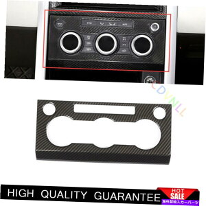 Dashboard Cover �f�B�X�J�o���[5 2017-2020���A���J�[�{���t�@�C�o�[�Z���g�����R���\�[��AC�X�C�b�`�p�l���g���� For Discovery 5 2017-2020 Real Carbon Fiber Central Console AC Switch Panel Trim�y���s�A���i�z