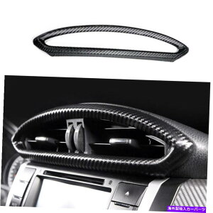 Dashboard Cover �v�̃J�[�{���t�@�C�o�[�~�h���G�A�A�E�g���b�g�x���g�J�o�[�g�����X�o��BRZ 2013-2020 Leather Carbon Fiber Middle Air Outlet Vent Cover Trim For Subaru BRZ 2013-2020�y���s�A���i�z