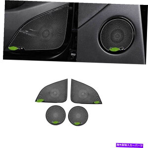 Dashboard Cover eXfY 2020-2021ubNX`[Ci[hAXs[J[t[Jo[g4PC For Tesla Model Y 2020-2021 Black Steel Inner Door Speaker Frame Cover Trim 4pc