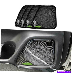 Dashboard Cover Mitsubishi Outlander 2013-20�̃u���b�N�X�`�[���C���i�[�h�A�X�s�[�J�[�t���[���J�o�[�g���� Black Steel Inner Door Speaker Frame Cover Trim For Mitsubishi Outlander 2013-20�y���s�A���i�z