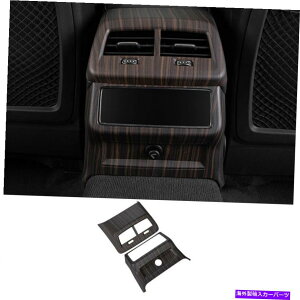 Dashboard Cover AEfBA6 A7 2019-2022CG[EbhOCAGAAEgbgxgplJo[gp For Audi A6 A7 2019-2022 Yellow Wood Grain Rear Air Outlet Vent Panel Cover Trim