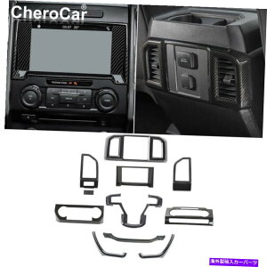 Dashboard Cover 11x�J�[�{���t�@�C�o�[�C���e���A�A�N�Z�T���[2015-20�t�H�[�hF150�̑����t���[���L�b�g 11X Carbon Fiber Interior Accessories Decoration Frame Kit For 2015-20 Ford F150�y���s�A���i�z
