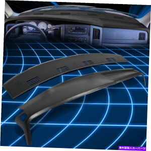 Dashboard Cover 02-05̃gbN1500 2500ftXgxgLbvpl+_bV{[hJo[I[o[CZbg For 02-05 Ram Truck 1500 2500 Defrost Vent Cap Panel+Dashboard Cover Overlay Set