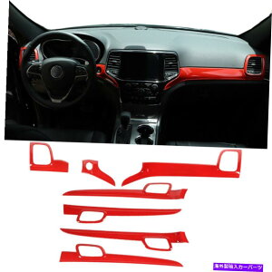Dashboard Cover �W�[�v�O�����h�`�F���L�[2011-2020�̃_�b�V���{�[�h�p�l���ƃn���h���g�����J�o�[�̑��� Dashboard Panel & Handle Trim Cover Decoration for Jeep Grand Cherokee 2011-2020