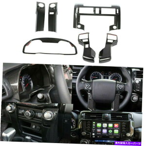 Dashboard Cover J[{XeAOzC[_bV{[hGARplJo[4i[20+ Carbon Steering Wheel Dashboard Air Conditioner Panel Cover Trim For 4Runner 20+