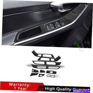 Dashboard Cover {{XC60 2010-2017ubN`^KXEBhEteBObNplgɓKĂ܂ Fit For Volvo XC60 2010-2017 Black Titanium Glass Window Lifting Lock Panel Trim
