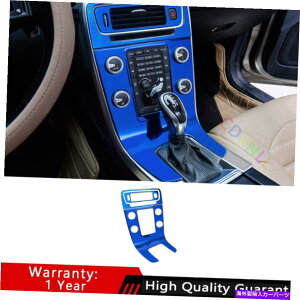 Dashboard Cover �{���{S60 V60 2012-2019 Blue Titanium Console AC�X�C�b�`�R���g���[���p�l���g�����p For Volvo S60 V60 2012-2019 Blue Titanium Console AC Switch Control Panel Trim�y���s�A���i�z