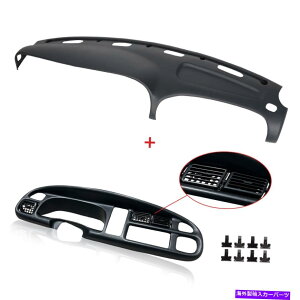 Dashboard Cover 98-02�_�b�W�����s�b�N�A�b�vpp�_�b�V���x�[�����_�b�V���{�[�h�J�o�[�I�[�o�[���C�t���I�[�o�[���Cw/ vents For 98-02 Dodge Ram Pickup PP Dash Bezel & Dashboard Cover Overlay w/ VENTS�y���s�A���i