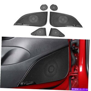 Dashboard Cover eXf3 17-2022̃ubN`^CeAXs[J[plJo[6PC Black Titanium Inner Interior Speaker Panel Cover 6pc For Tesla Model 3 17-2022