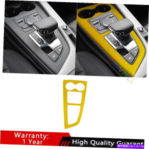 Dashboard Cover AEfBA4 A5 2017-2021CG[AJ^~hR\[MAVtgplgp For Audi A4 A5 2017-2021 Yellow Alcantara Middle Console Gear Shift Panel Trim
