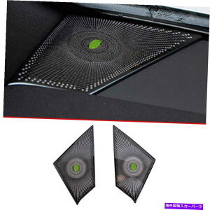 Dashboard Cover Black�`�^���_�b�V���{�[�hL��R�X�s�[�J�[�p�l���J�o�[Cadillac XT4 2019-2022��2PCS Black Titanium Dashboard L&R Speaker Panel Cover 2pcs For Cadillac XT4 2019-2022�y���s�A���i�z