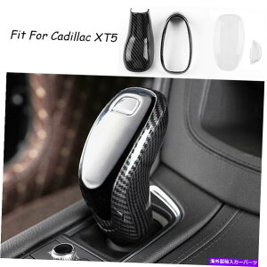 Dashboard Cover 2016-2020 Cadillac XT5J[{t@Co[R\[MAVtgmuJo[g1PCS For 2016-2020 Cadillac XT5 Carbon Fiber Console Gear Shift Knob Cover Trim 1pcs