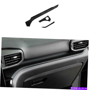 Dashboard Cover ABS�J�[�{���t�@�C�o�[�R���\�[���Z���^�[�_�b�V���{�[�h�J�o�[�t�H�[�h�G�N�X�v���[���[2020-2021�̃g���� ABS Carbon Fiber Console Center Dashboard Cover Trim For Ford Explorer 2020-2021�y���s�A��