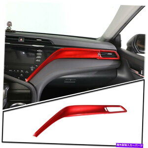 Dashboard Cover ԂCeAABSRsbg_bV{[hXgbvJo[gTOYO*TA CAMRY 18-21 Red Interior ABS Co-pilot Dashboard Strip Cover Trim Fit for Toyo*ta Camry 18-21