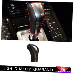 Dashboard Cover �|���V�F�J�C�G��11-17�p�����J�[�{���t�@�C�o�[�Z���g�����R���\�[���M�A�V�t�g�m�u�g���� For Porsche Cayenne 11-17 Dry Carbon Fiber Central Console Gear Shift Knob Trim