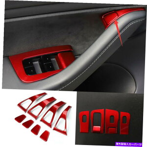 Dashboard Cover ���b�h�E�B���h�E���t�g�p�l���X�C�b�`�J�o�[�e�X�����f��3 17-2021 T�̃g����ABS Red Window Lift Panel Switch Cover Trim ABS For Tesla Model 3 17-2021 T