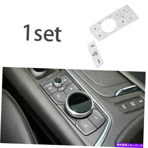 Dashboard Cover LfbNXT5 2020Vo[A~jEZgR\[{^Jo[fR[Vp For Cadillac XT5 2020 Silver Aluminum Central Console Button Cover Decoration