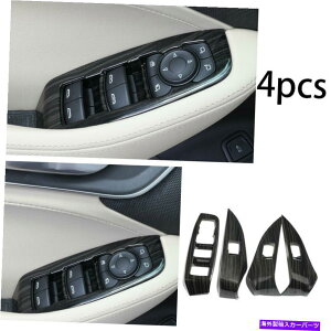 Dashboard Cover EBhEtgplXCb`Jo[LfbNCT5 2019-2020p̍؍ލg Window Lift Panel Switch Cover Trim Black Wood Grain For Cadillac CT5 2019-2020