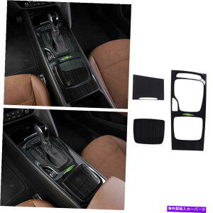 Dashboard Cover 2017-2020�̃r���C�b�N���[�K���u���b�N�X�`�[���Z���g�����R���\�[���M�A�V�t�g�J�o�[�g����3PCS For 2017-2020 Buick Regal Black Steel Central Console Gear Shift Cover Trim 3PCS�y���s�A���i�z