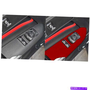 Dashboard Cover �t�H�[�h�}�X�^���O2015-2019 LHD�J�[�E�B���h�E���t�g�X�C�b�`�{�^���p�l���J�o�[���b�h For Ford Mustang 2015-2019 LHD Car Window Lift Switch Button Panel Cover Red�y���s�A���i�z