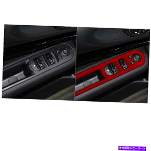 Dashboard Cover ~j15-20 F54Ԃ̃CeAEBhEtg{^t[plJo[gubN For MINI 15-20 F54 Car Interior Window Lift Button Frame Panel Cover Trim Black