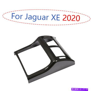 Dashboard Cover WK[XE 2020J[{t@Co[X^CAGAAEgbgxgplJo[g1PCSp For Jaguar XE 2020 Carbon Fiber Style Rear Air Outlet Vent Panel Cover Trim 1pcs