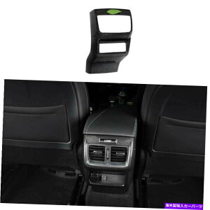 Dashboard Cover Infiniti QX50 2018-2021�p�̃J�[�{���t�@�C�o�[���A�G�A�A�E�g���b�g�x���g�p�l���J�o�[�g���� Carbon Fiber Rear Air Outlet Vent Panel Cover Trim For Infiniti QX50 2018-2021�y���s�A���i�z