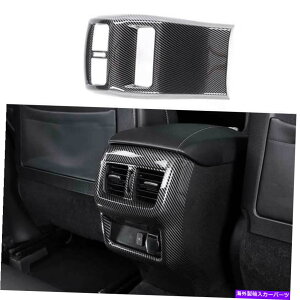 Dashboard Cover �J�[�{���t�@�C�o�[ABS���A�G�A�A�E�g���b�g�x���g�p�l���J�o�[�C���t�B�j�e�BQX50 2018-21�̂��߂̃g���� Carbon Fiber ABS Rear Air Outlet Vent Panel Cover Trim For Infiniti QX50 2018-21�y���s�A���i