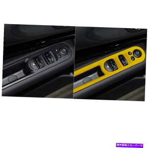 Dashboard Cover ~j15-20 F54Ԃ̃CeAEBhEtg{^t[plJo[gbh For MINI 15-20 F54 Car Interior Window Lift Button Frame Panel Cover Trim Red