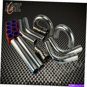 Turbo Charger 2 "51mm���j�o�[�T��8�s�[�X�����A���~�j�E���^�[�{�u�[�X�g�C���^�[�N�[���[�p�C�v�L�b�g�� 2" 51mm UNIVERSAL 8 PIECE ALLOY ALUMINIUM TURBO BOOST INTERCOOLER PIPE KIT RED