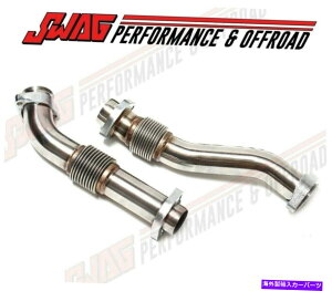 Turbo Charger ���i�̃p�t�H�[�}���X�́A�����̂��߂ɃA�b�v�p�C�v��{�点�܂���* 1999 Ford PowerStroke 7.3L Swag Performance Bellowed Up-Pipes For EARLY* 1999 Ford Powerstroke 7.3L�y���s�A���i�z