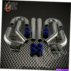 Turbo Charger ���j�o�[�T���^�[�{�u�[�X�g�C���^�[�N�[���[�p�C�v�L�b�g2.25 57mm 8�s�[�X�A���C�p�C�s���O�u���b�N UNIVERSAL TURBO BOOST INTERCOOLER PIPE KIT 2.25 57MM 8 PIECE ALLOY PIPING BLACK�y���s�A���i�z