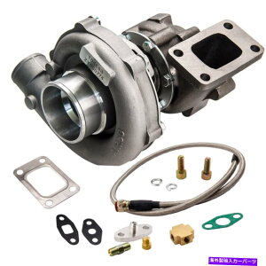 Turbo Charger T04E T3/T4 A/R.63 57g5{g400+HPXe[WIII^[{[d+ICtB[hC T04E T3/T4 A/R.63 57 TRIM 5-Bolt 400+HP Stage III Turbo Charger+Oil Feed Line