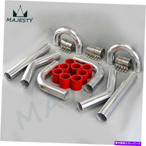Turbo Charger ���j�o�[�T���^�[�{�u�[�X�g�C���^�[�N�[���[�p�C�v�L�b�g3.15 80mm 8pcs�z��l = 450mm rd UNIVERSAL TURBO BOOST INTERCOOLER PIPE KIT 3.15 80MM 8PCS PIPING L= 450MM RD�y���s�A���i�z
